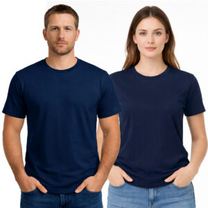Camiseta Básica 100% Algodão Venda no Atacado - Azul Marinho