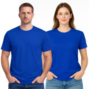 Camiseta Básica100% Algodão Venda no Atacado - Azul Royal