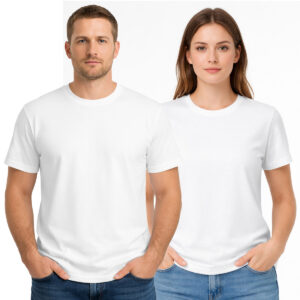Camiseta Básica 100% Algodão Venda no Atacado - Branca