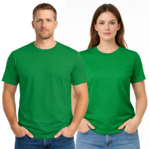 Camiseta Básica Gola Redonda 100% Algodão Venda no atacado - Verde