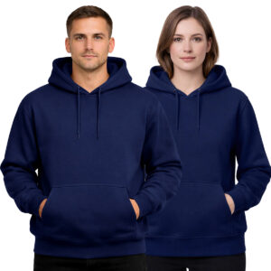 Moletom Adulto Unissex Canguru Atacado - Azul Marinho