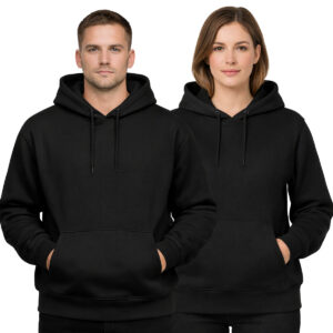 Moletom Adulto Unissex Canguru Atacado  - Preto