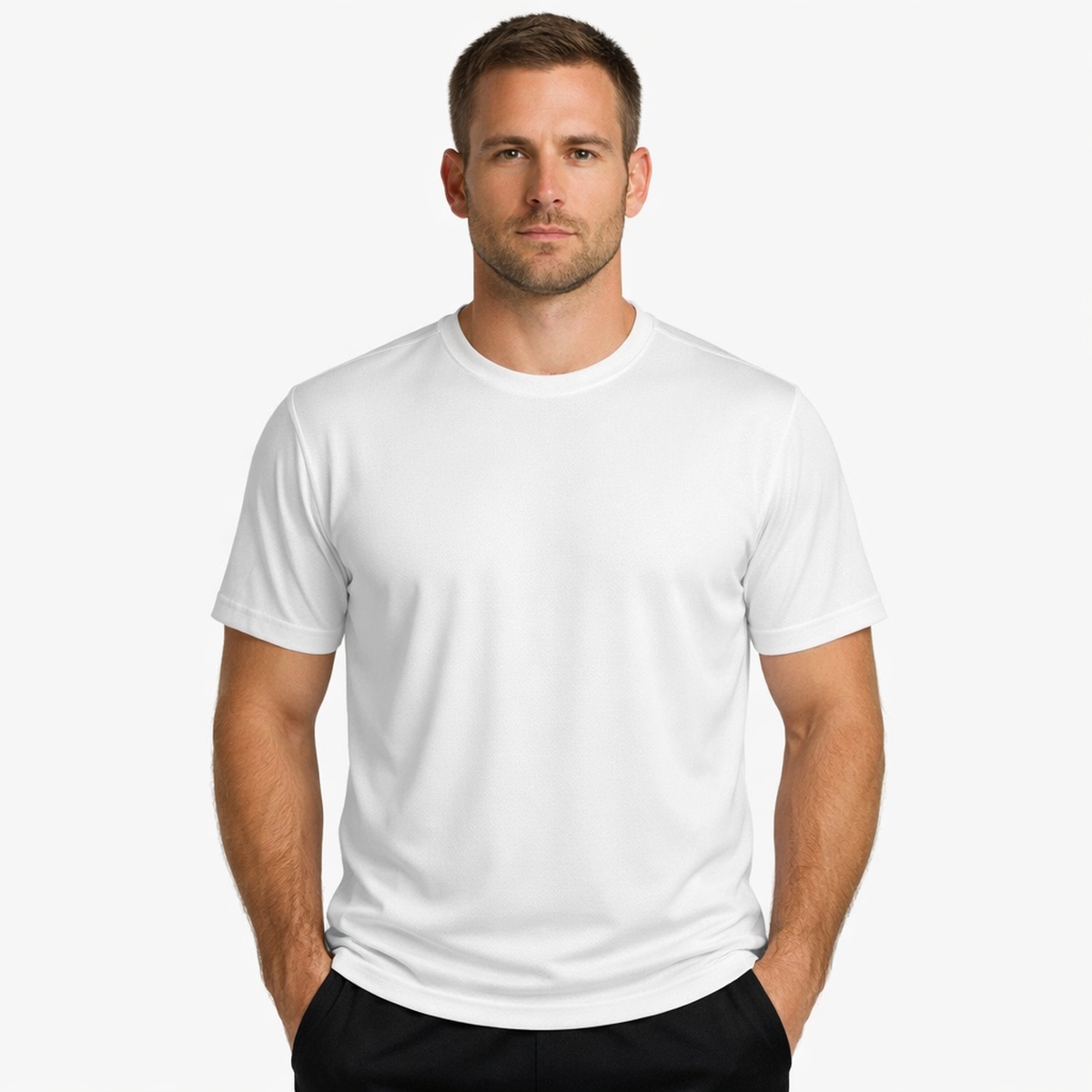 Camiseta Dry Fit Venda no Atacado - Branca