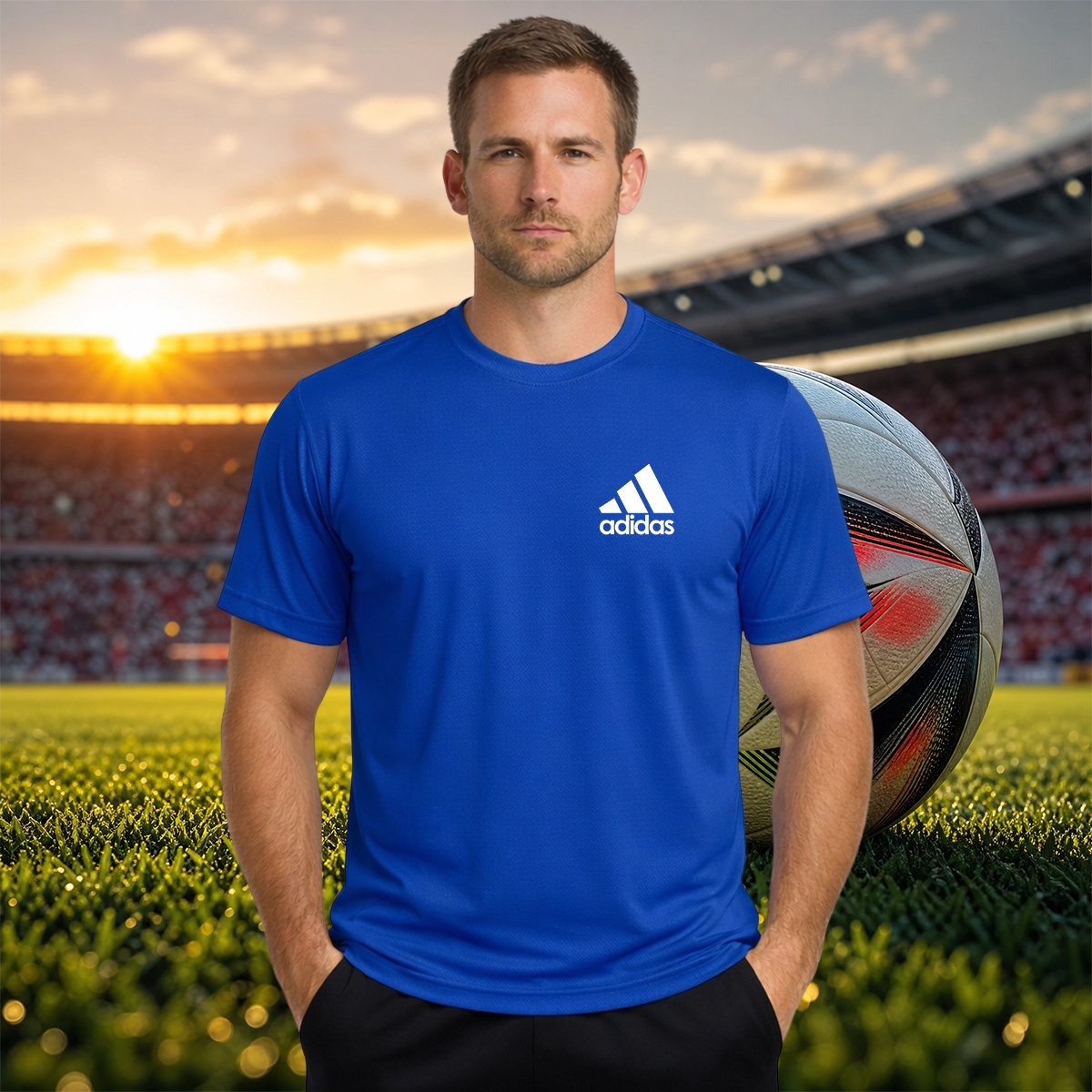 Camiseta Dry Fit Esportiva Adidas