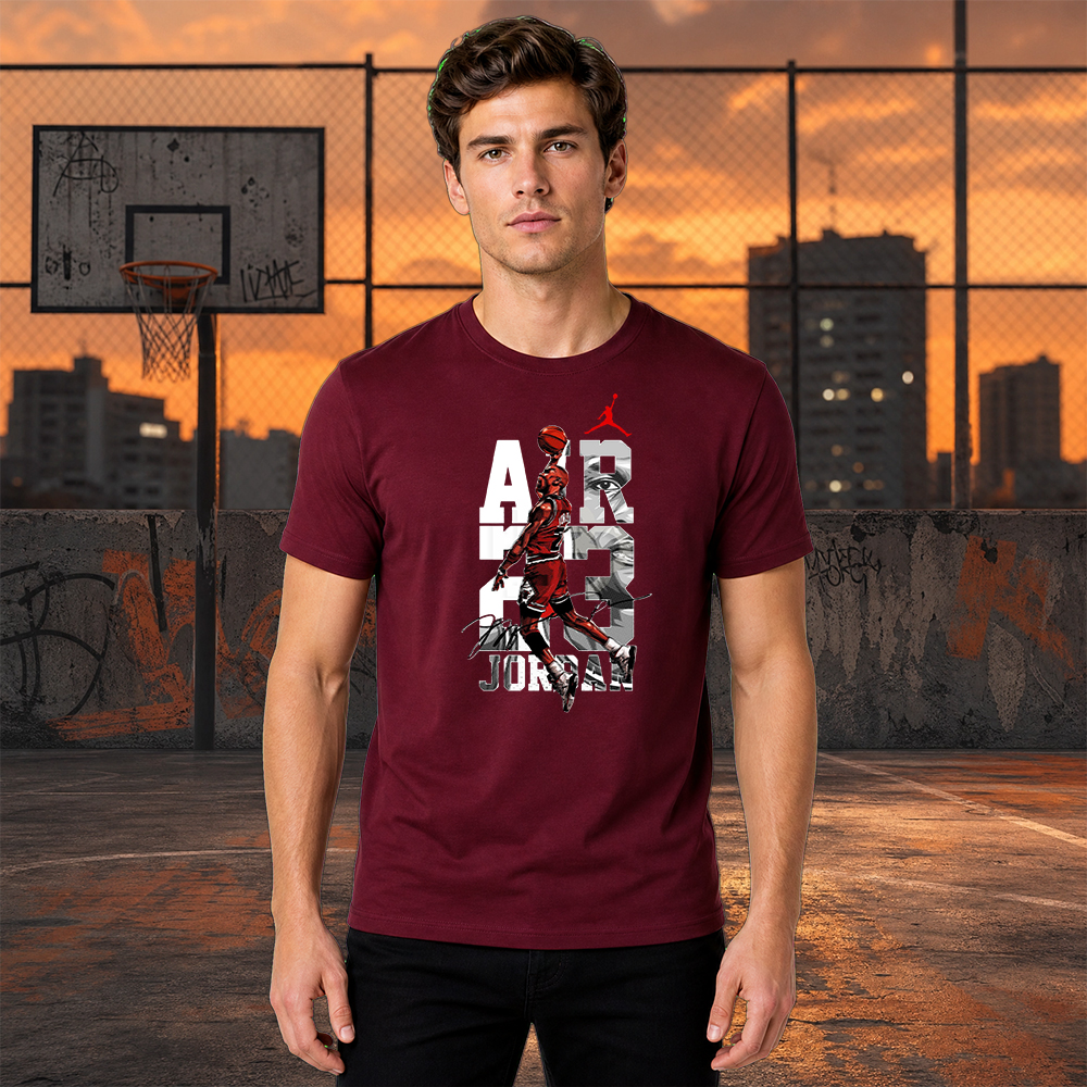 Camiseta Básica 100% Algodão Estampa Air Jordan Street Wear. - Imagem 8
