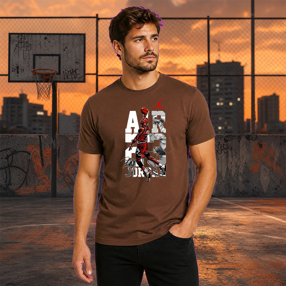 Camiseta Básica 100% Algodão Estampa Air Jordan Street Wear. - Imagem 5