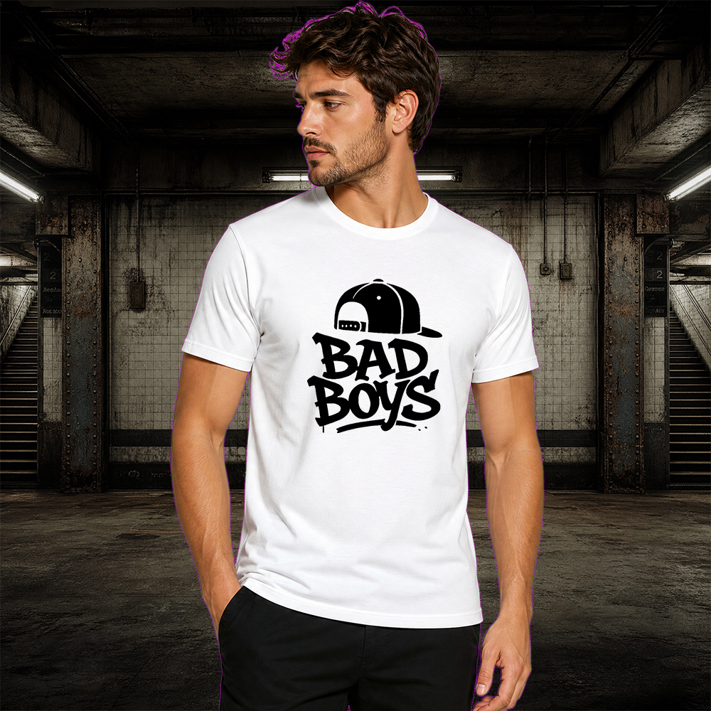 Camiseta Básica 100% Algodão Street Wear - Bad Boys - Imagem 12