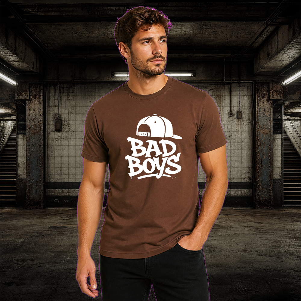 Camiseta Básica 100% Algodão Street Wear - Bad Boys - Imagem 9