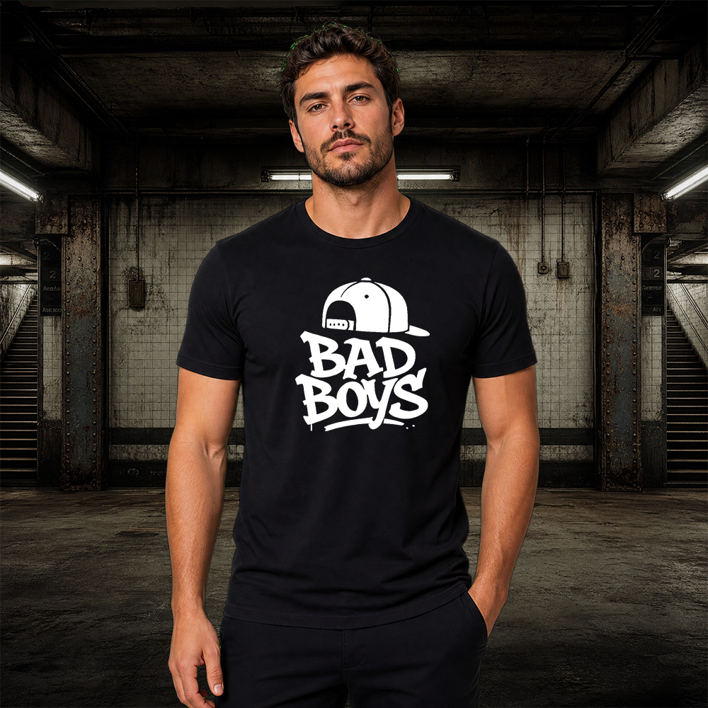 Camiseta Básica 100% Algodão Street Wear - Bad Boys - Imagem 7