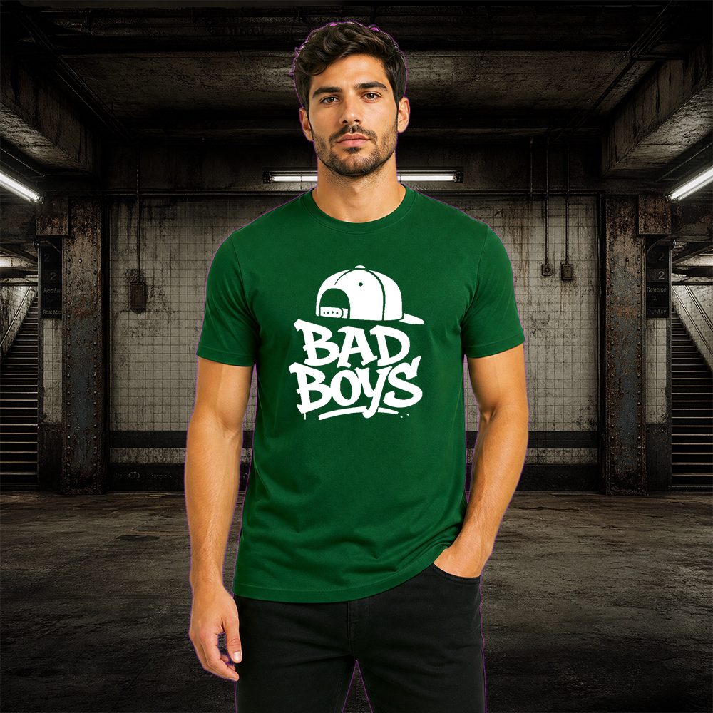 Camiseta Básica 100% Algodão Street Wear - Bad Boys - Imagem 4