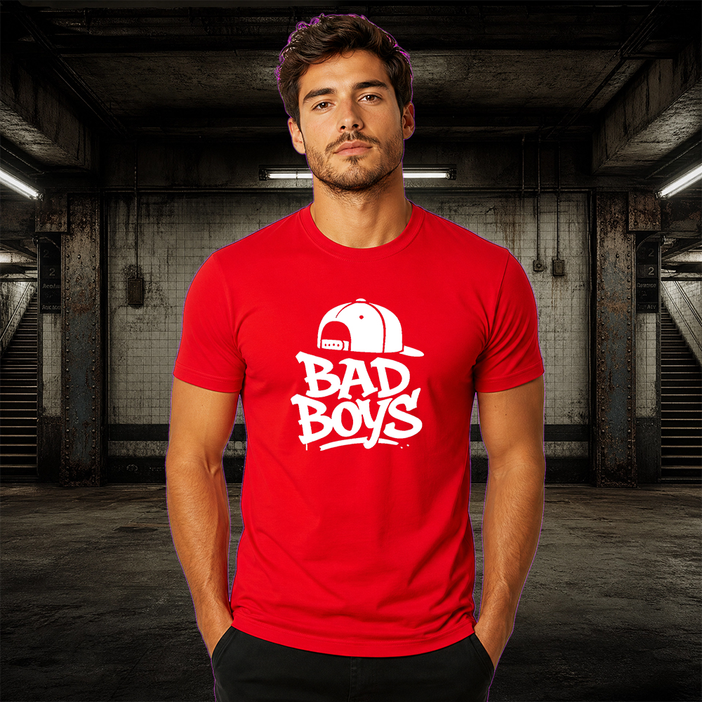 Camiseta Básica 100% Algodão Street Wear - Bad Boys - Imagem 2